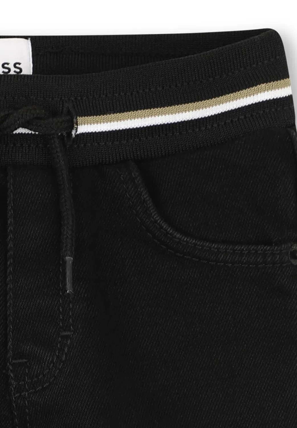 Pantalon en denim - джинсовые шорты Boss Kidswear, Black — фото 3