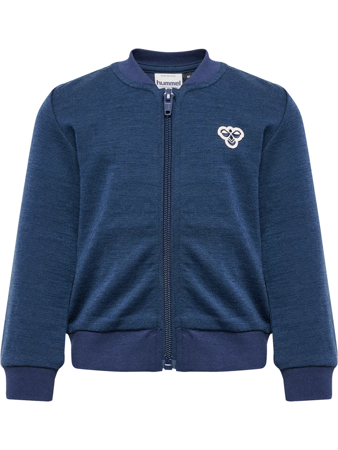 Детская куртка с молнией Hmlmini Hummel, BLAU Navyblau Gletscherblau
