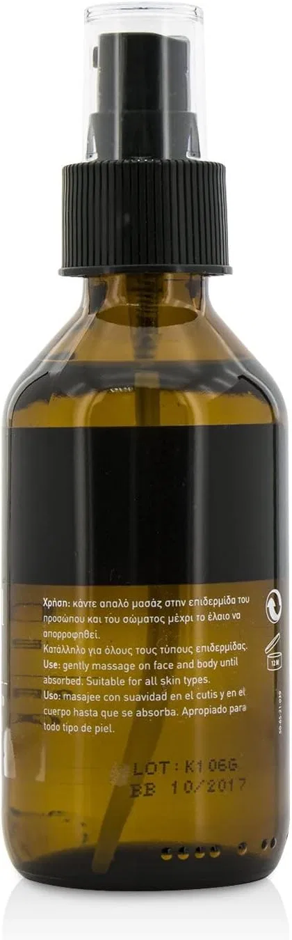 Массажное масло Organic Massage Oil, Apivita, 100 мл — фото 3