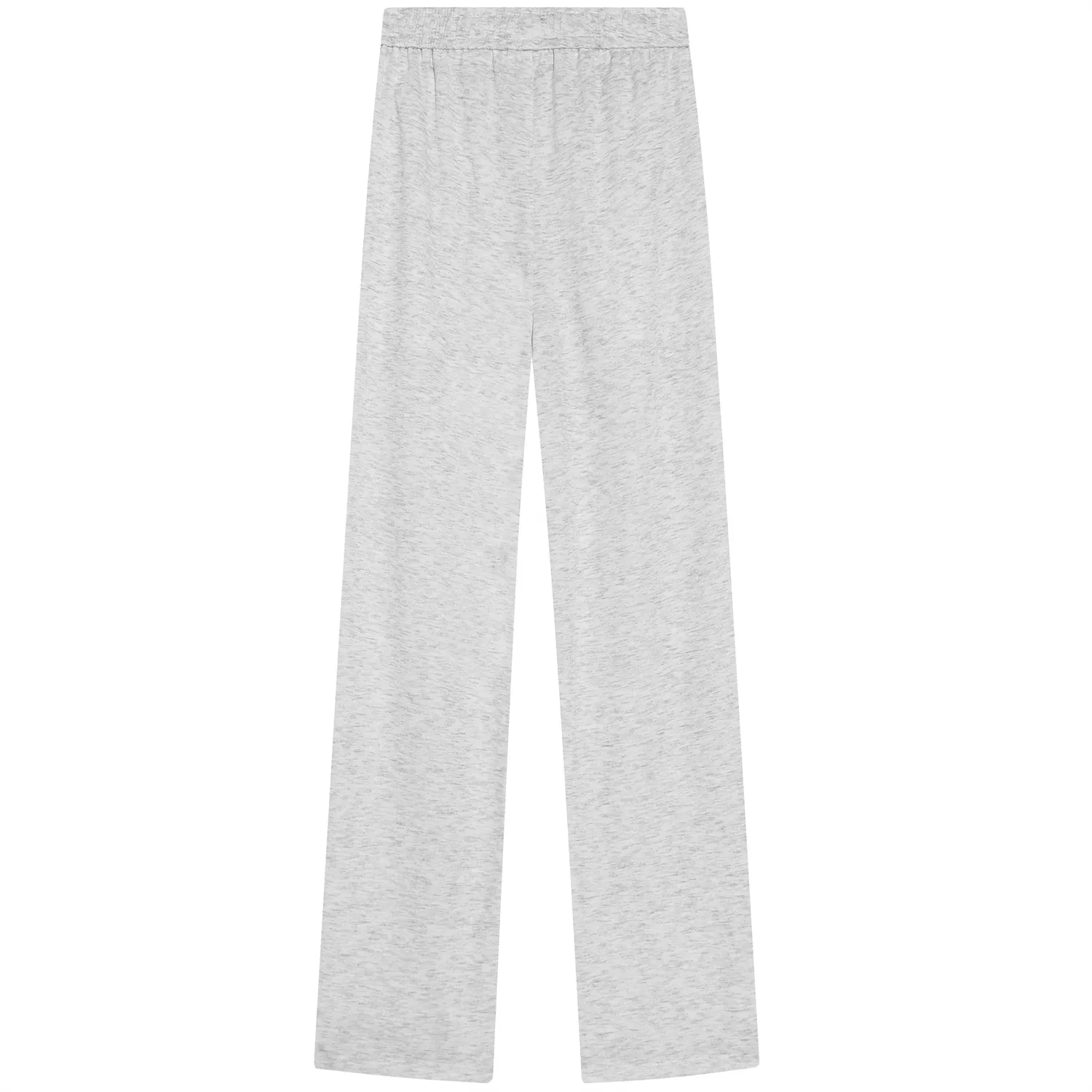 Детские спортивные брюки свободного кроя с утеплением White Heather Gray GWAF, Белый Серый — фото 3