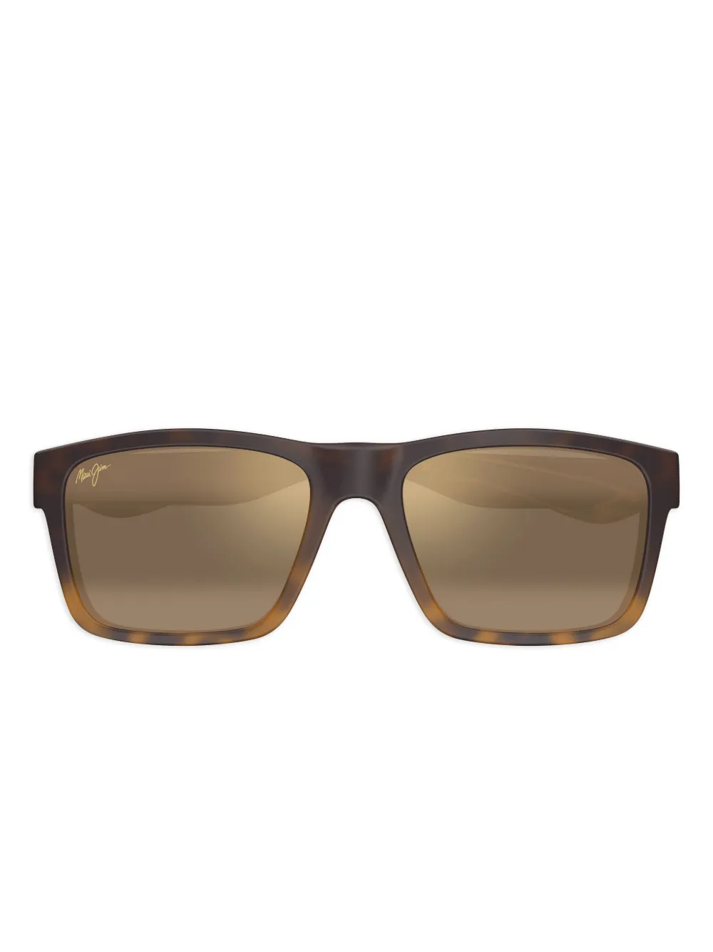 

Солнцезащитные очки The Flats в квадратной оправе Maui Jim, коричневый