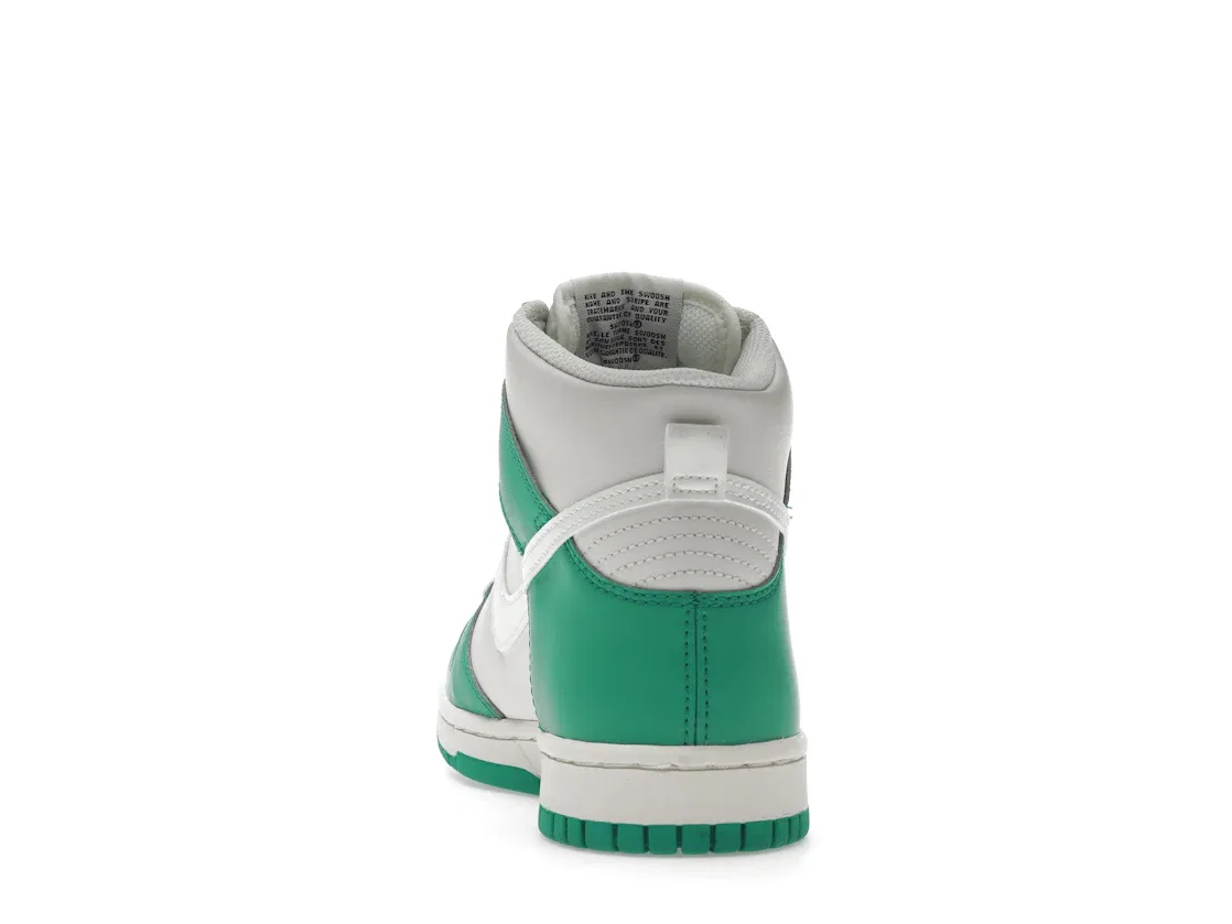 Детские кроссовки для мальчиков и девочек высокие Nike Dunk High Nike, Phantom/Stadium Green/Black/Sail — фото 4