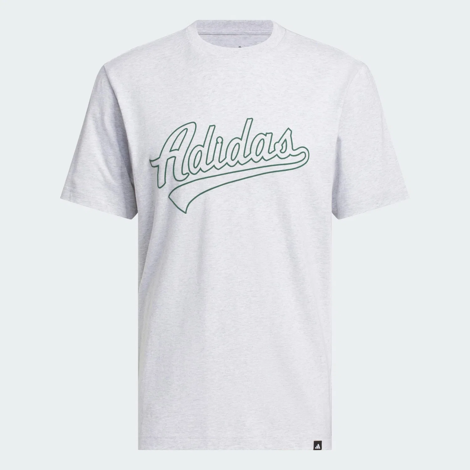 Мужская футболка с графическим принтом Varsity Tailsweep Adidas, Hellgrau — фото 2