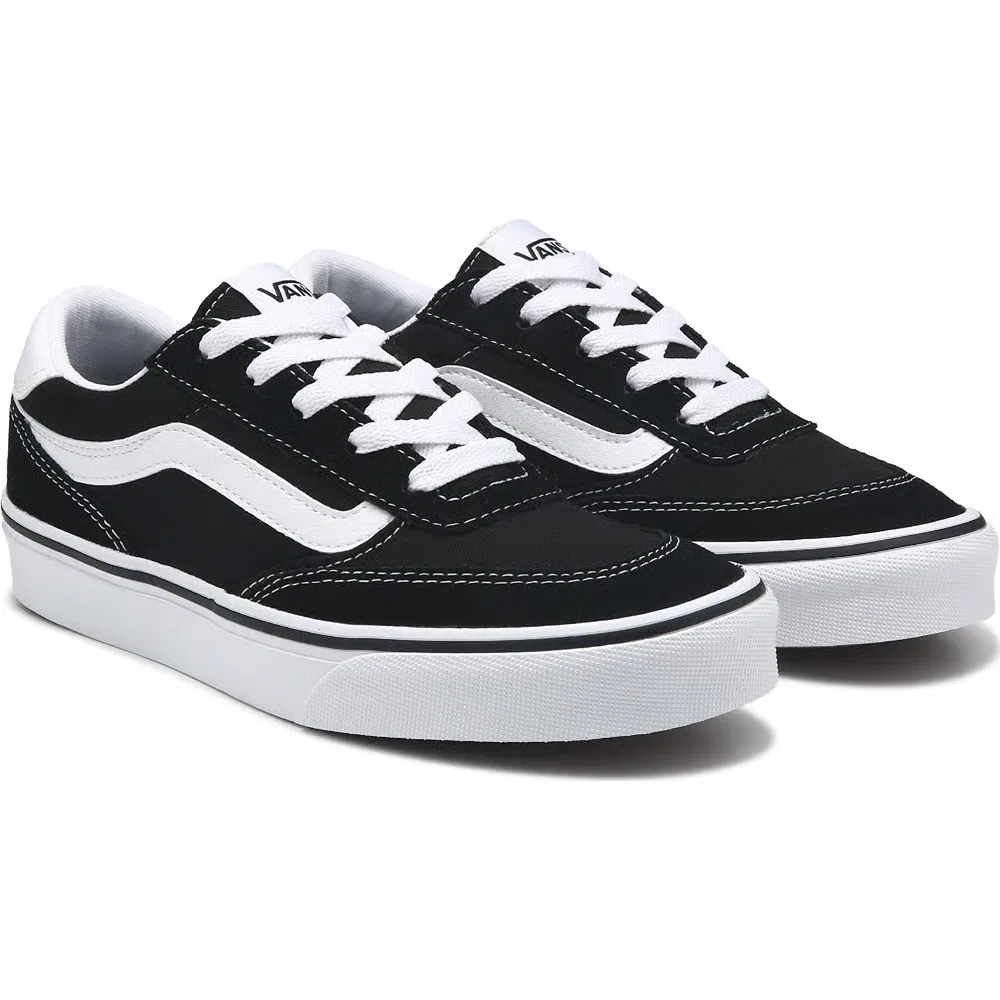 Детские низкие кроссовки Brooklyn Vans, Black/White