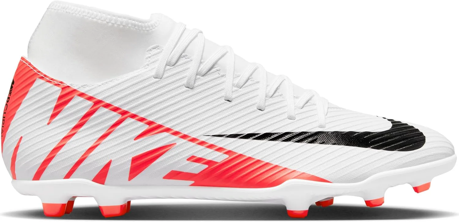 Футбольные бутсы Nike Men's Superfly 9 Club FG/MG, ярко-малиновый/белый/черный — фото 3