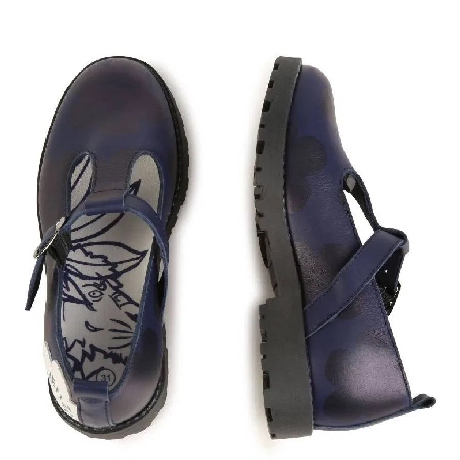 Балетки с принтом Boke Flower Kenzo, Blue — фото 3