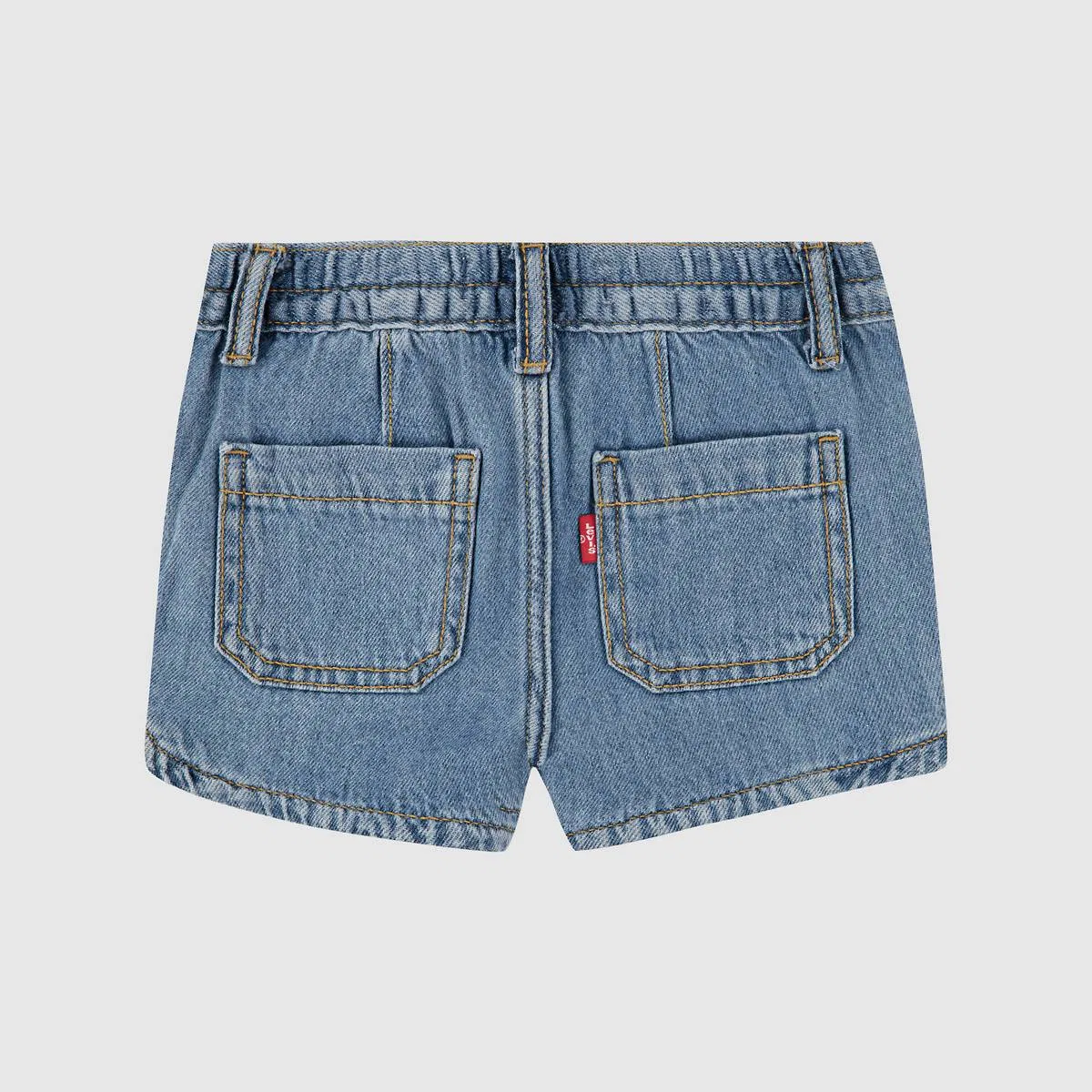 Детские джинсовые шорты с изображением дельфина Levi's, Reach For The Stars - Medium Wash — фото 2