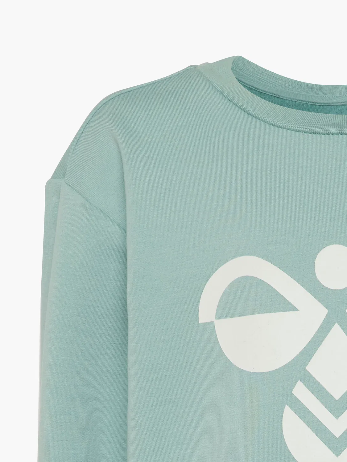 Детский свитшот hummel, цвет Mint — фото 4