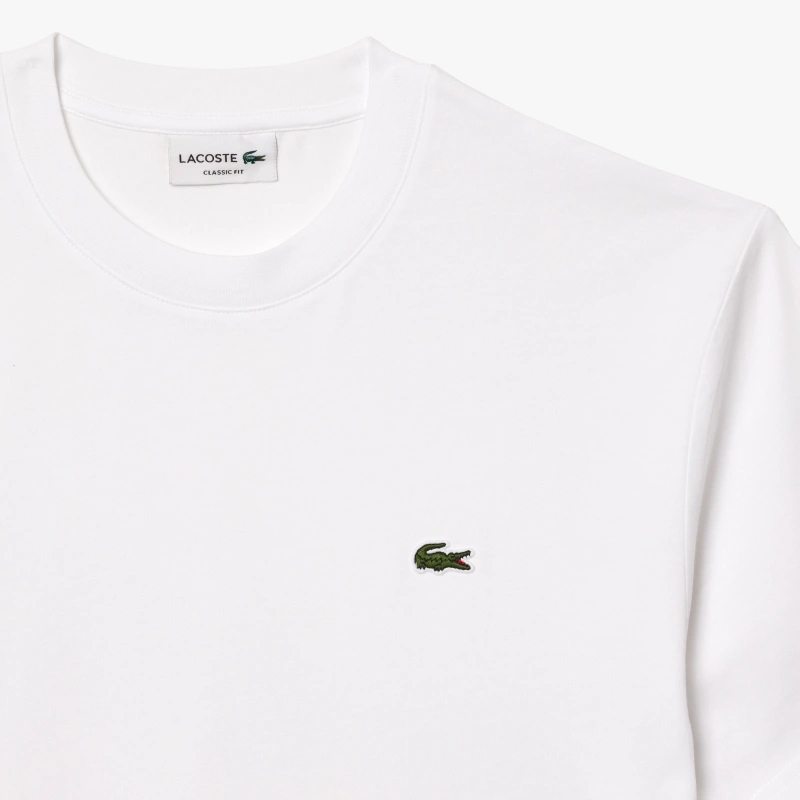 Футболка Lacoste Classic Crew Neck, белый — фото 2