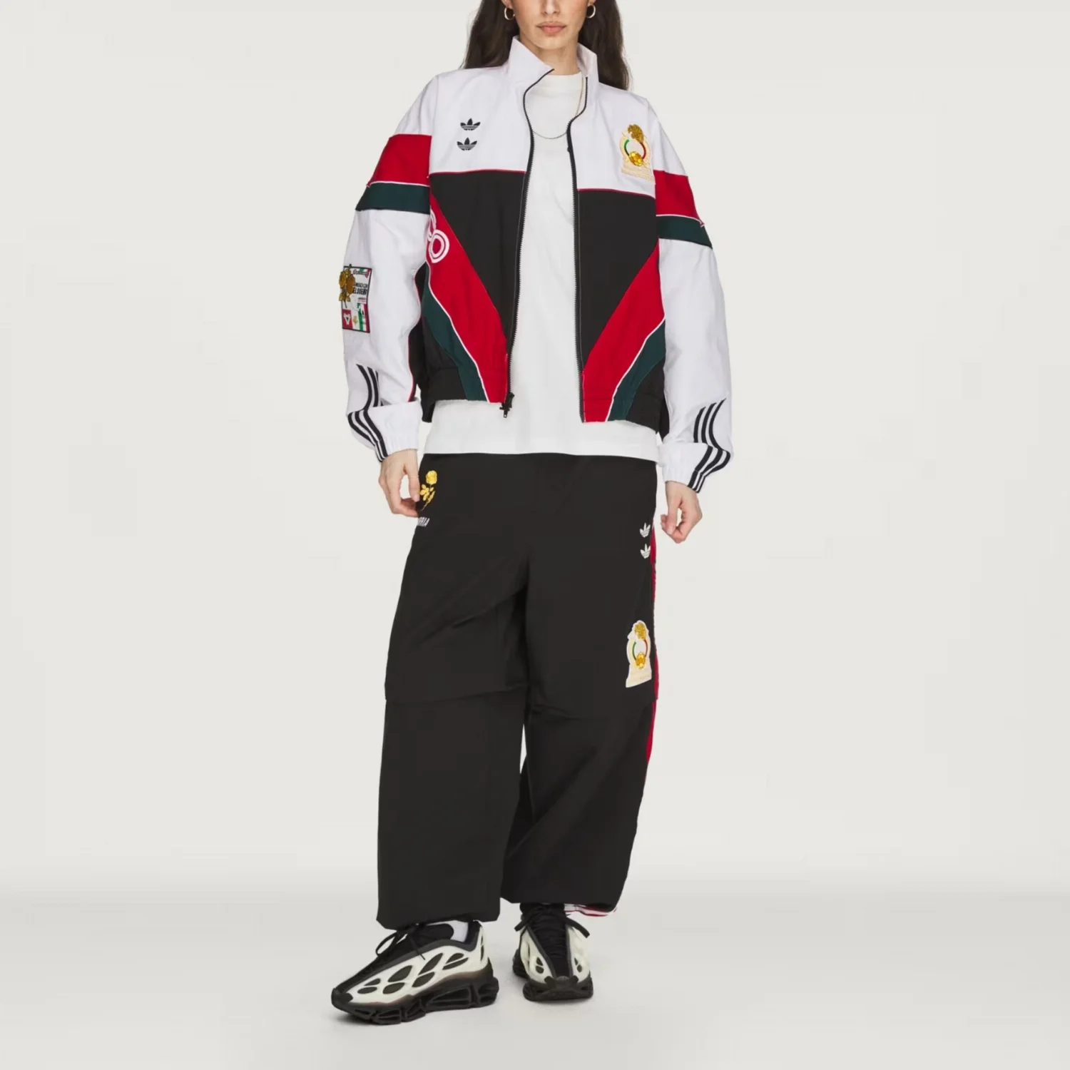 Куртка Adidas Originals X Willy Chavarria, белый/черный — фото 4