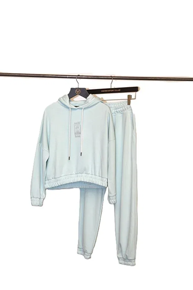 Детский спортивный костюм с принтом Vigoss Jeans, Water Green