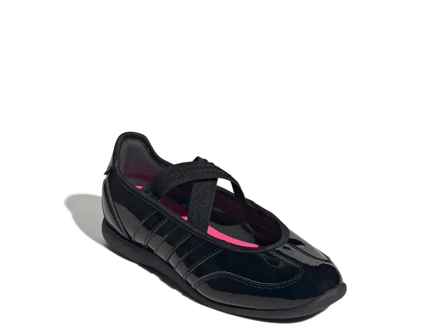 Кроссовки Mary Jane с патентом, adidas, черный