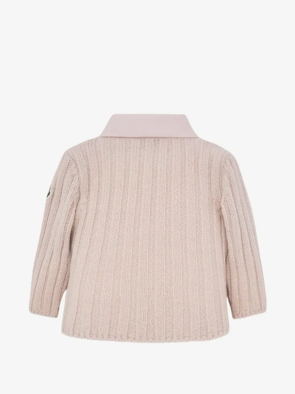Стеганая куртка из шерсти и кашемира Moncler Enfant, розовый — фото 2