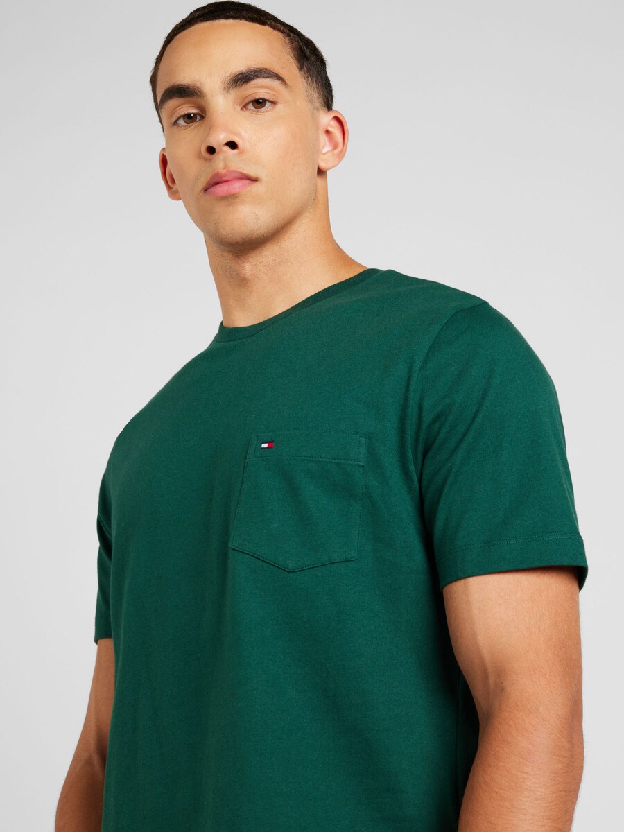 Классическая футболка TOMMY HILFIGER Shirt Essential, цвет fir — фото 3