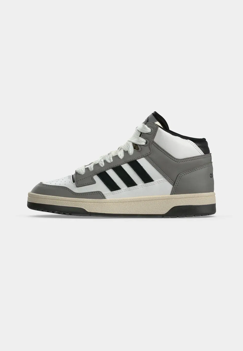 Кроссовки Rapid Court Mid унисекс для тренировок Adidas Performance, Grey Three/Core Black/Ftwr White — фото 2