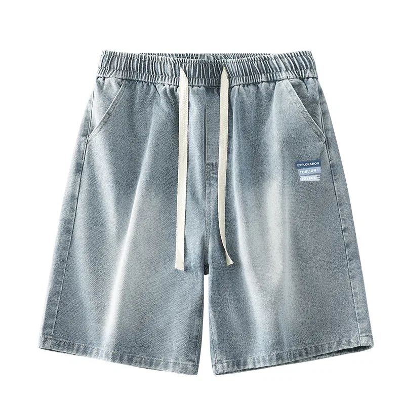 Детские джинсовые шорты свободного кроя Tonlion, Vintage Blue — фото 3