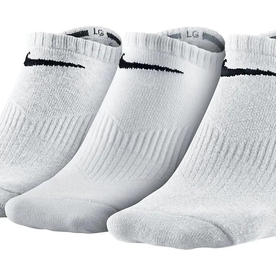Комплект из 3 пар спортивных носков Nike Performance Lightweight No Show, Белый — фото 3