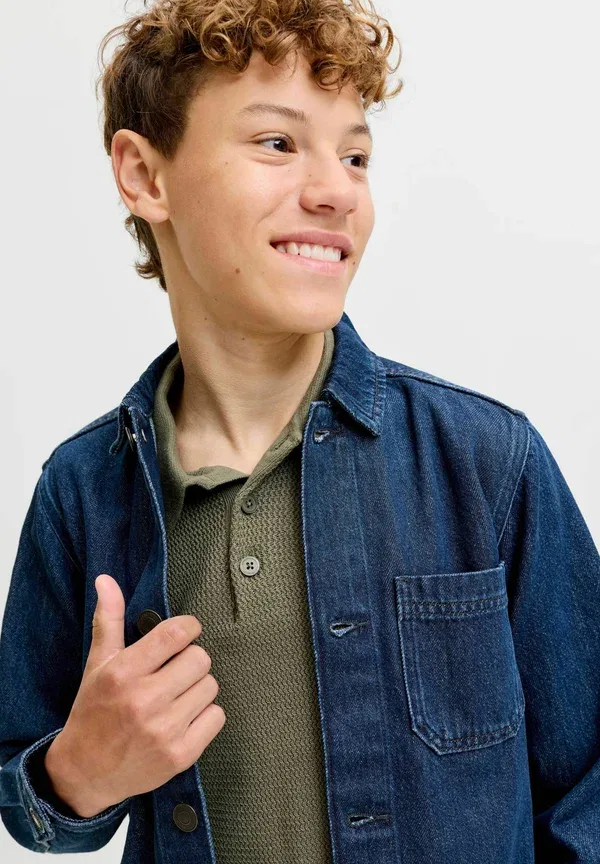 Джинсовая куртка Jack & Jones Junior, синий — фото 4