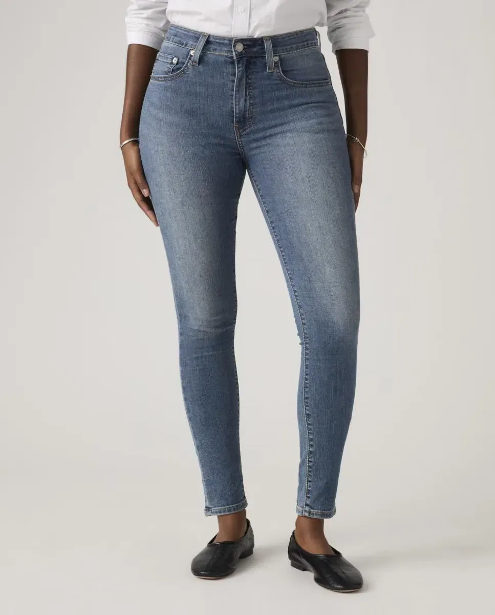 Женские джинсы-скинни с высокой посадкой 721 High Rise Skinny Levi's, Azul — фото 3