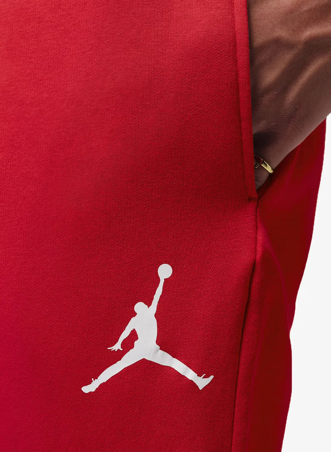 Спортивные штаны из флиса с логотипом Jumpman Jordan, красный — фото 3