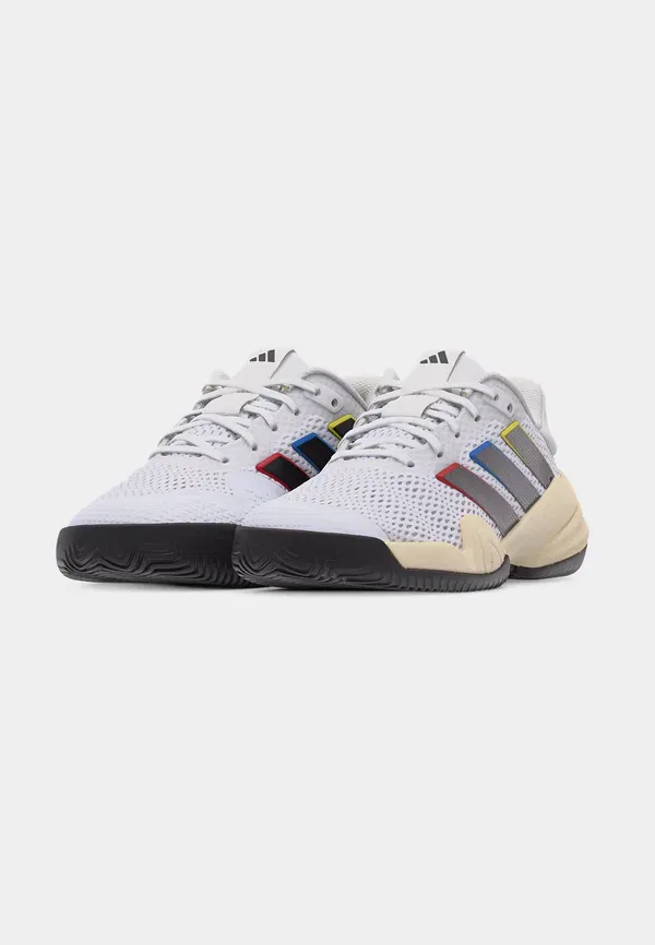 Кроссовки Barricade k унисекс - теннисные кроссовки для различных поверхностей Adidas Performance, белый/черный — фото 3