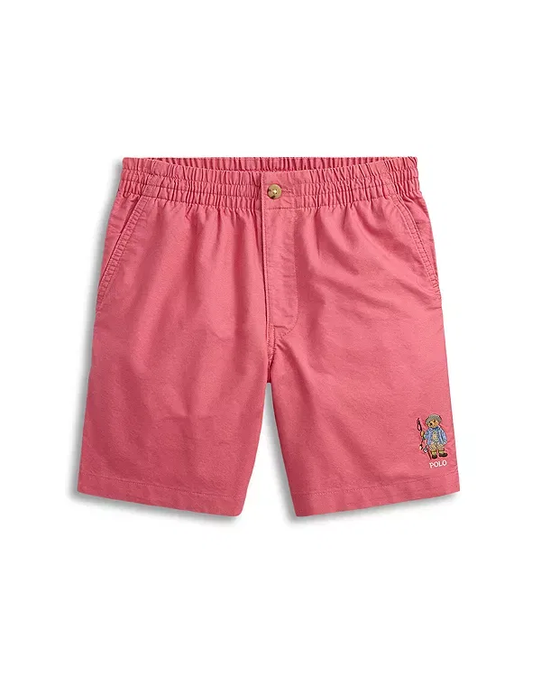 Детские шорты для мальчиков хлопковые Polo Bear Ralph Lauren, красный
