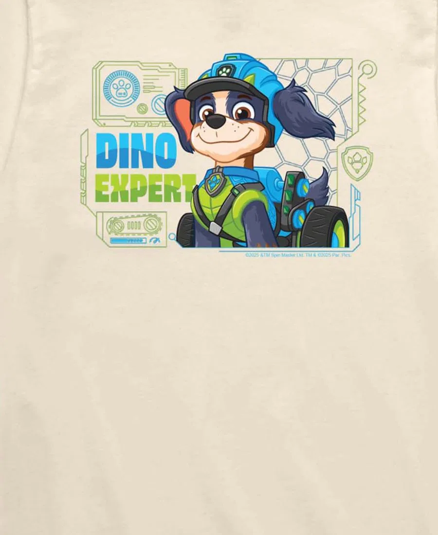 Футболка с коротким рукавом с принтом Rex Dino Expert Paw Patrol, Cream — фото 3