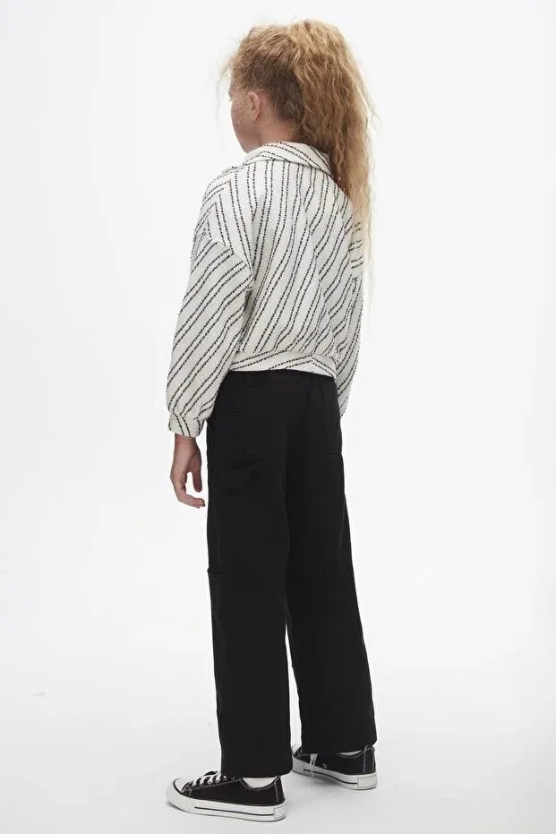 Детская для девочек куртка с принтом Nk Kids, White-Black — фото 2