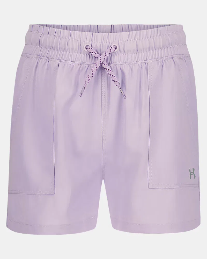 Шорты с внутренним швом 6,4 см быстросохнущие UA Base UnderArmour, Purple Crest/Steel