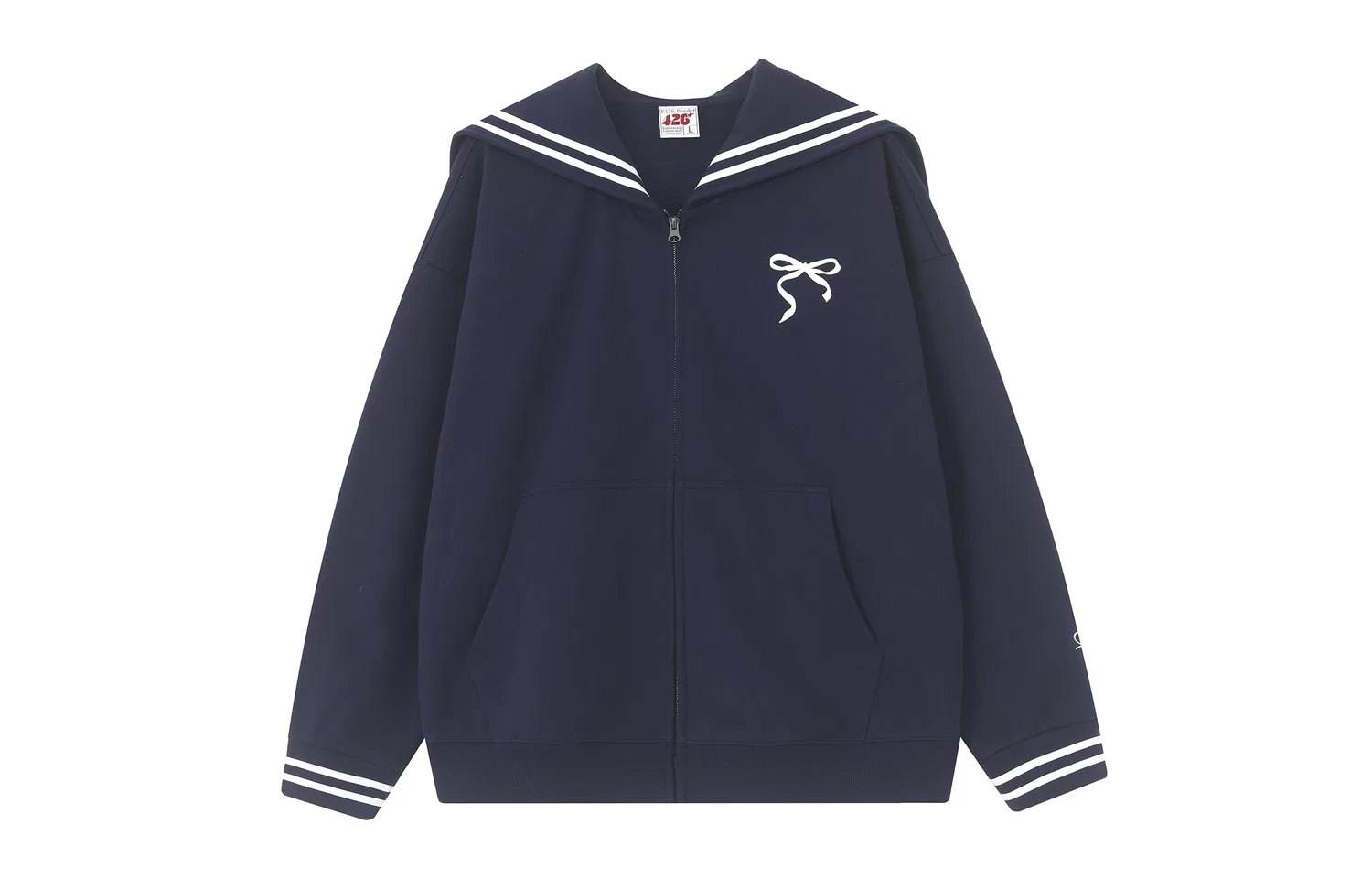 Детская толстовка с длинным рукавом F426, Navy Blue