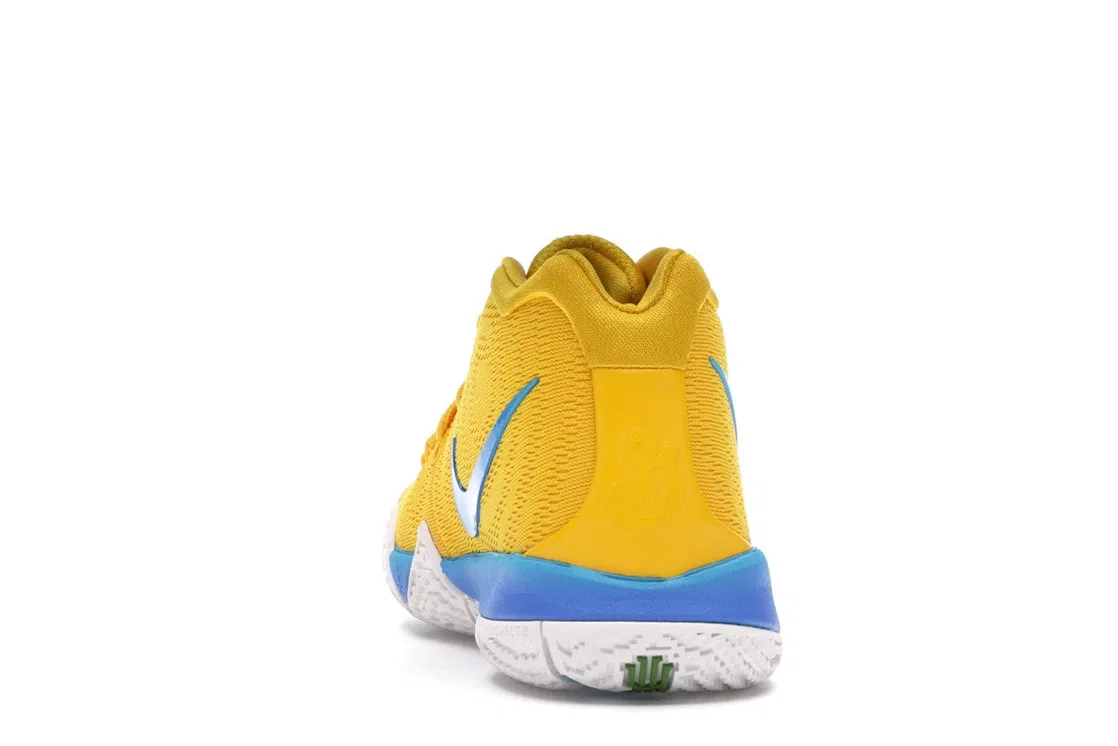 Детские кроссовки для мальчиков с длинным шнурком Nike Kyrie 4 Kix, Amarillo/Multi-Color — фото 4