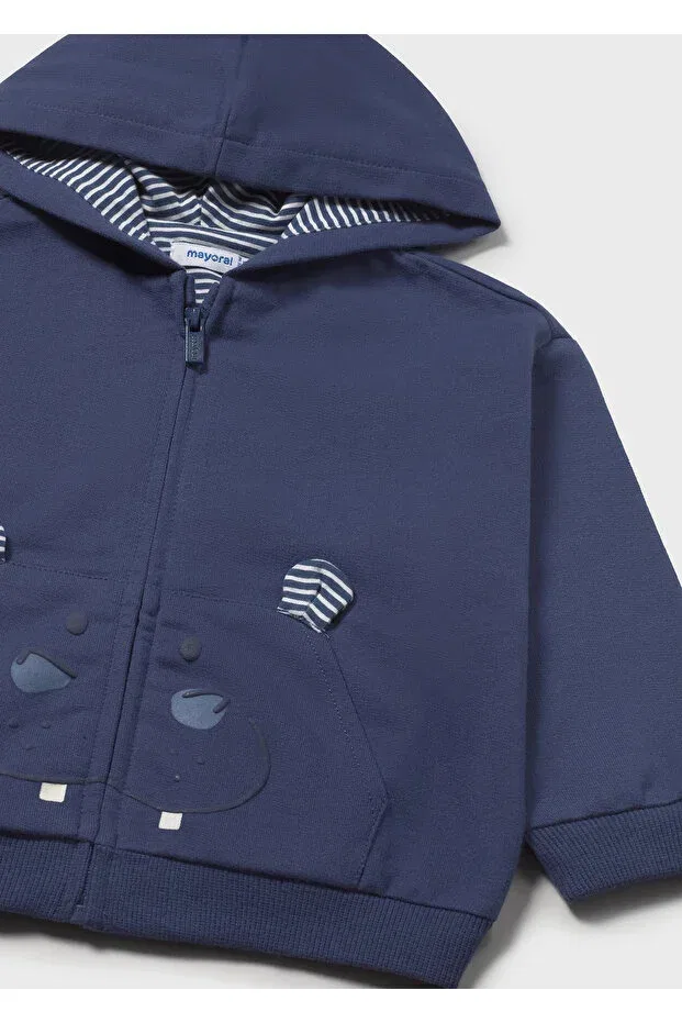 Детский кардиган для мальчиков хлопковый Mayoral, Navy Blue — фото 3