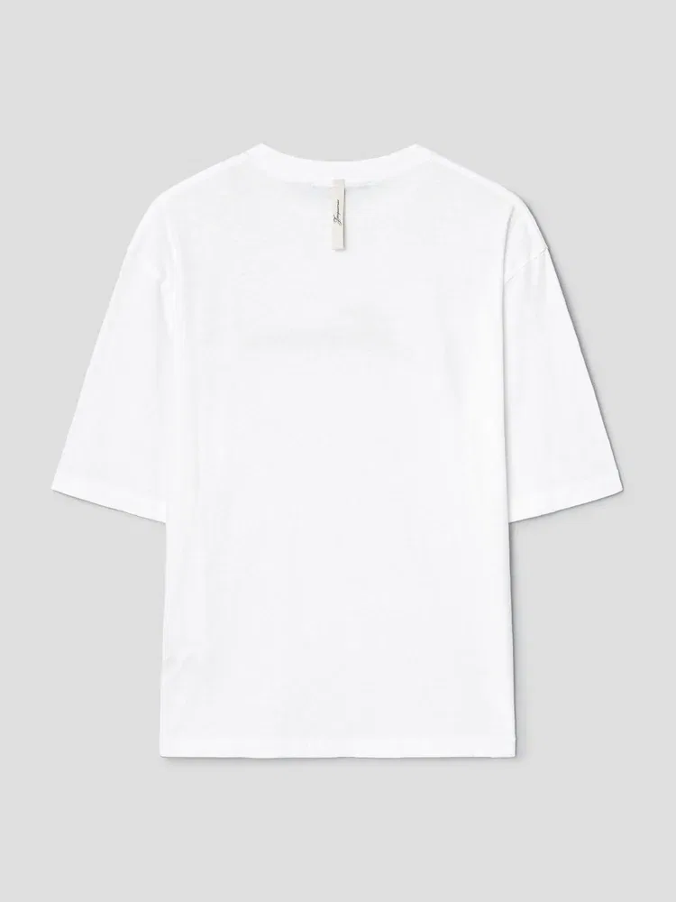 Футболка с принтом JACQUEMUS, White — фото 2