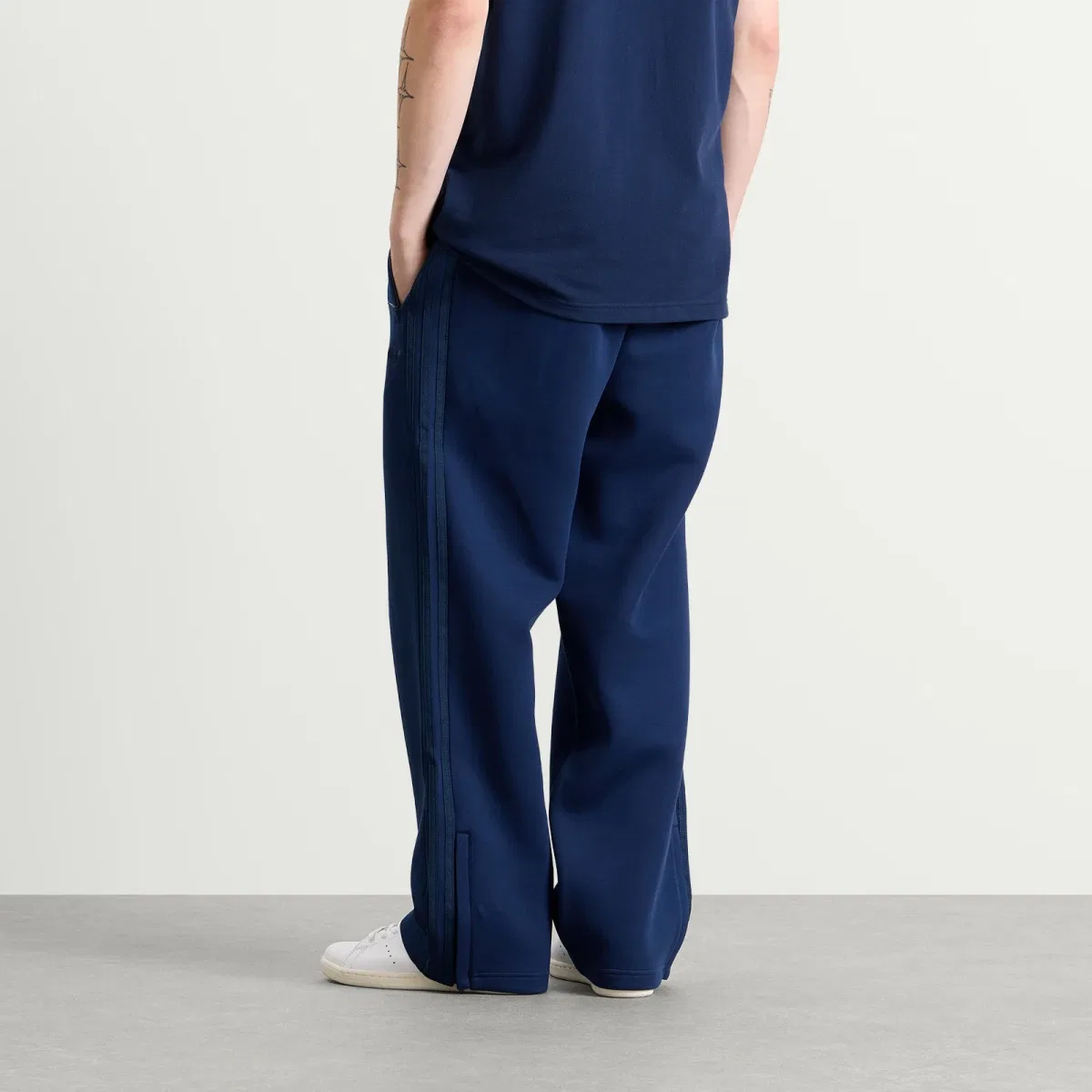 Спортивные брюки свободного кроя Beckenbauer Trackpant Adidas, Night Indigo — фото 3