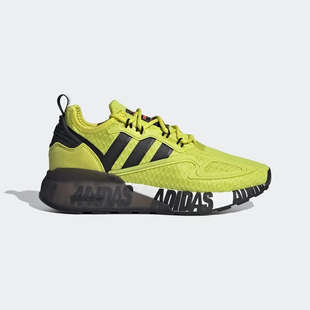 Детские кроссовки для мальчиков с принтом ZX 2K Boost, Yellow — фото 2