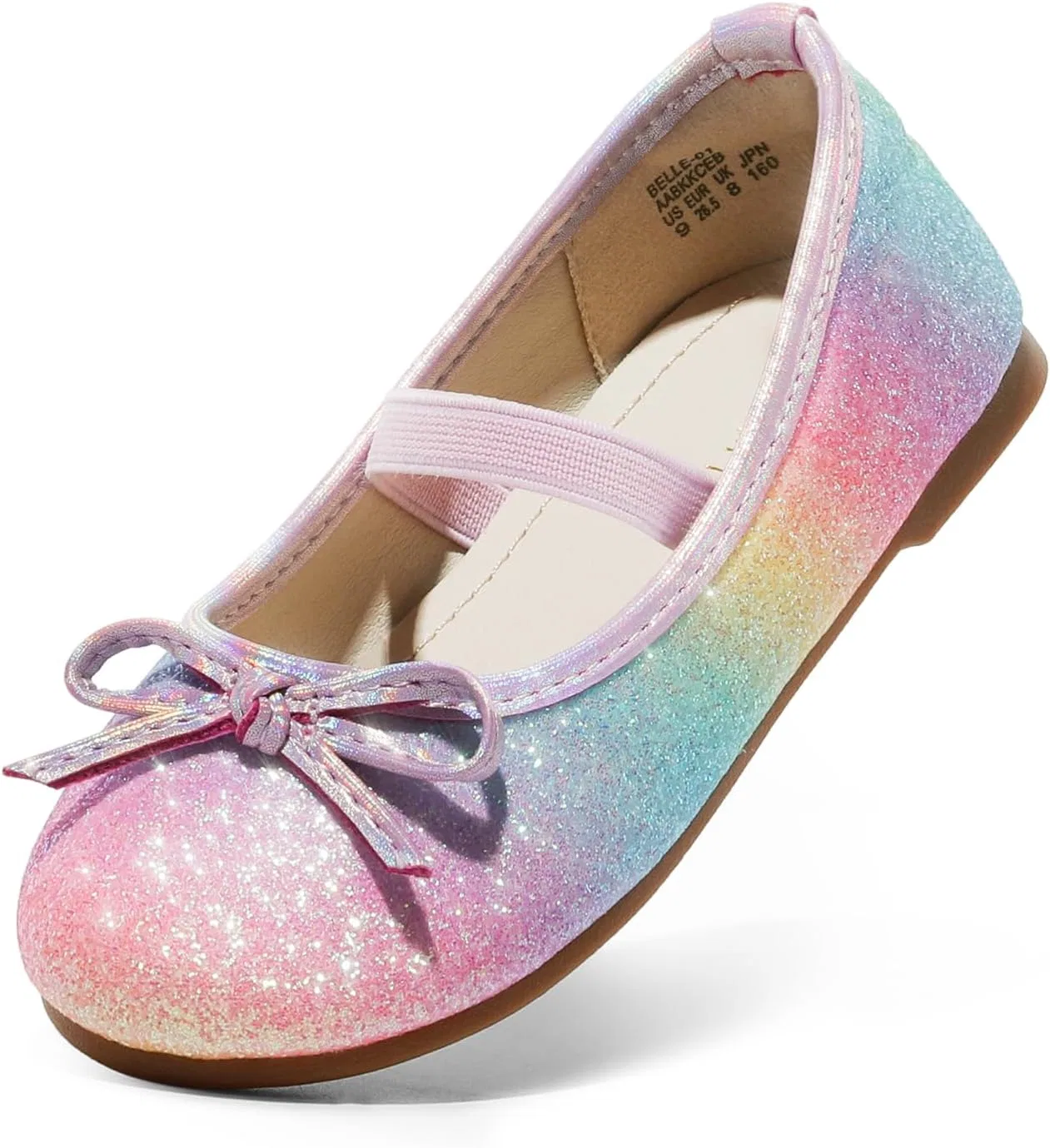 Детские балетки для девочек DREAM PAIRS, Rainbow