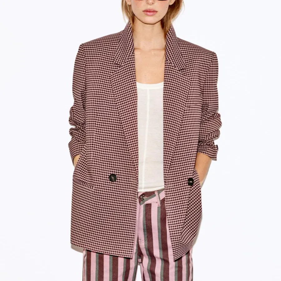 Женский деловой костюм Rose Red ZARA, Rose Red — фото 4