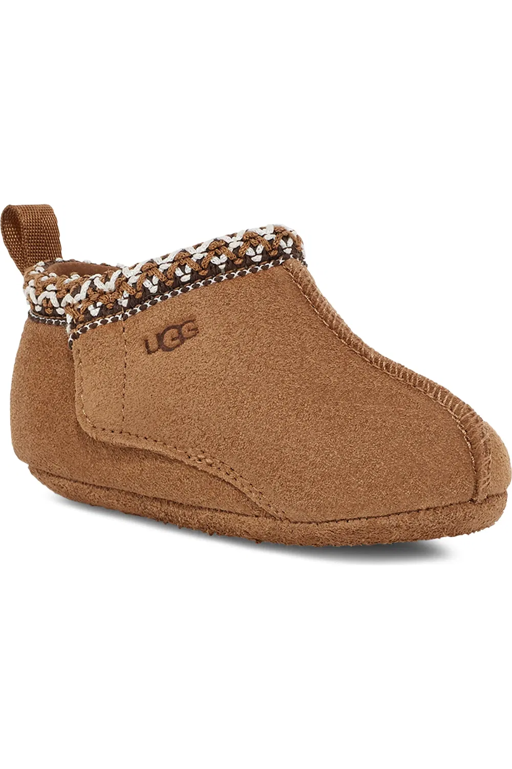Детские тапочки закрытые на липучке Tasman UGG, Chestnut