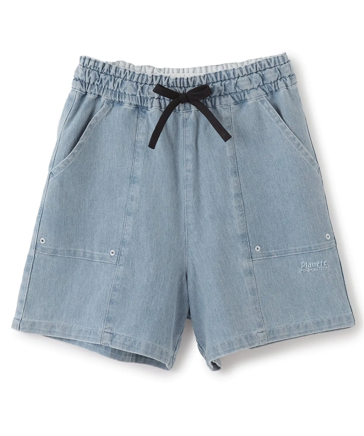 Детские шорты джинсовые без рукавов pom ponette junior, Blue