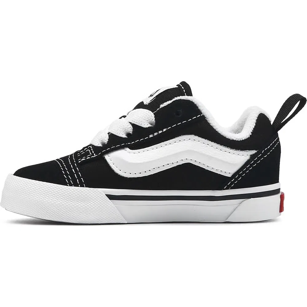 Детские кроссовки Knu Skool Vans, Black/True White — фото 3