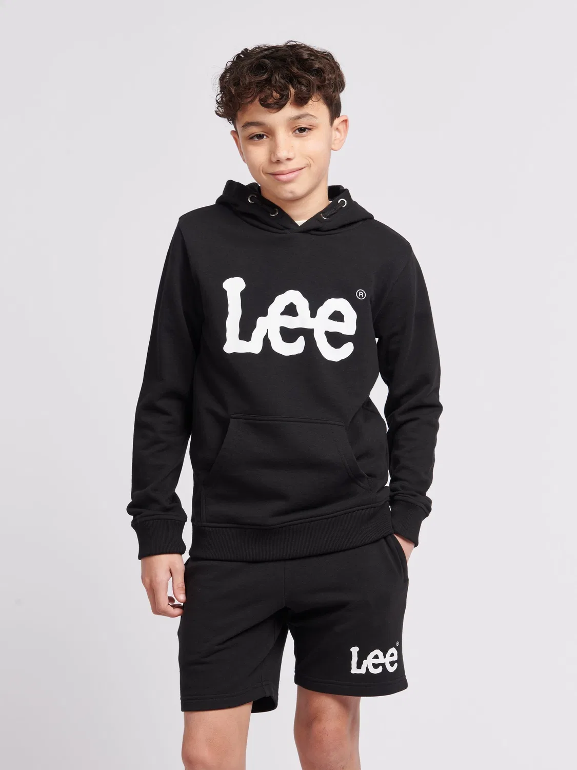 Худи Lee Wobbly Graphic Print, черный