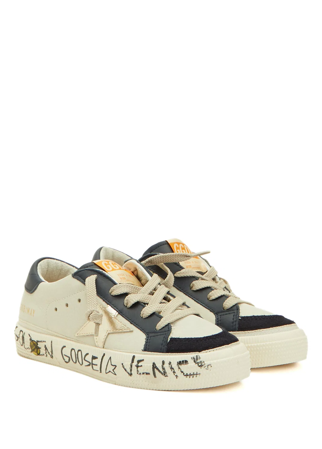 Кроссовки Golden Goose May, multi white — фото 2