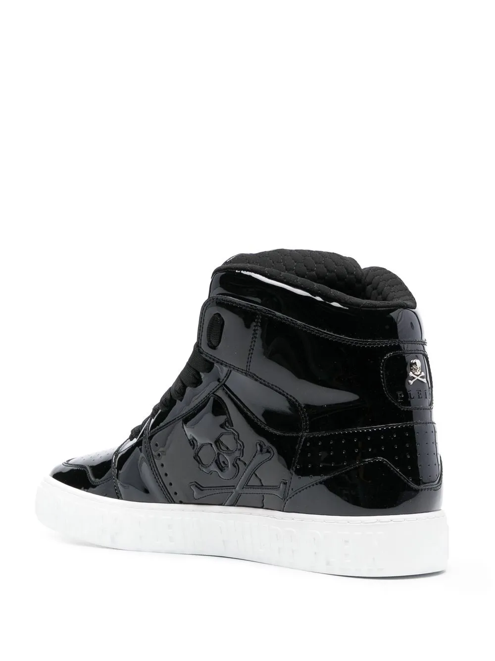 Высокие кеды Super Street Skull Bones Philipp Plein, черный — фото 3