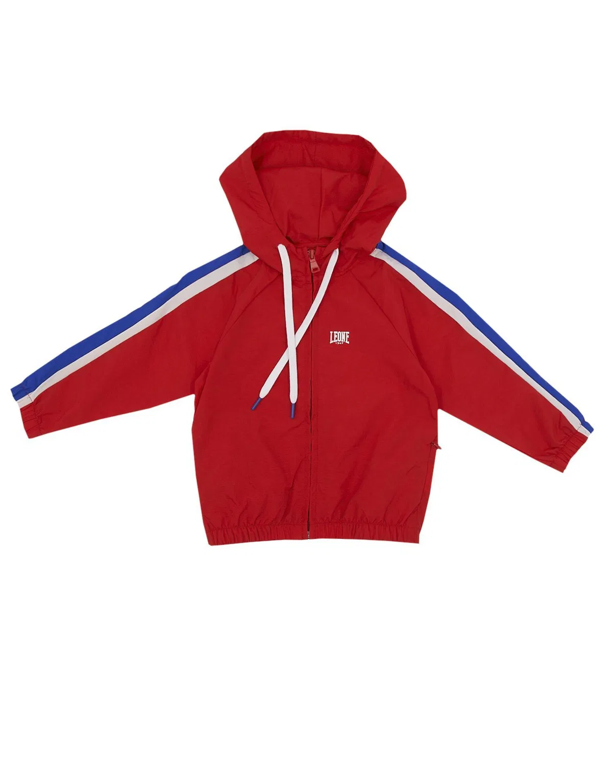 Детская спортивная куртка из нейлона с капюшоном Leone 1947 Apparel, Red