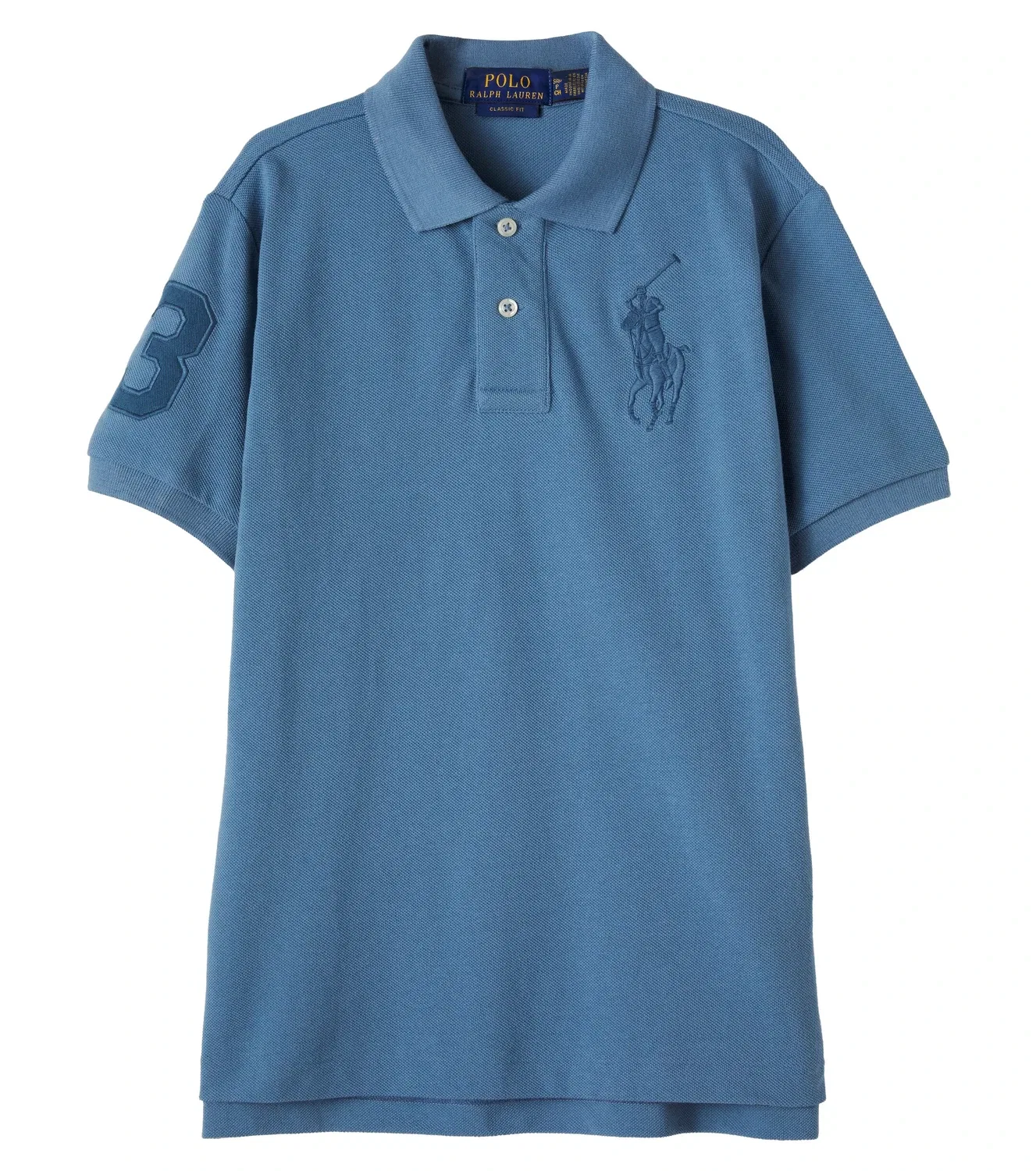 Рубашка поло с воротником поло Polo Ralph Lauren Kids, синий