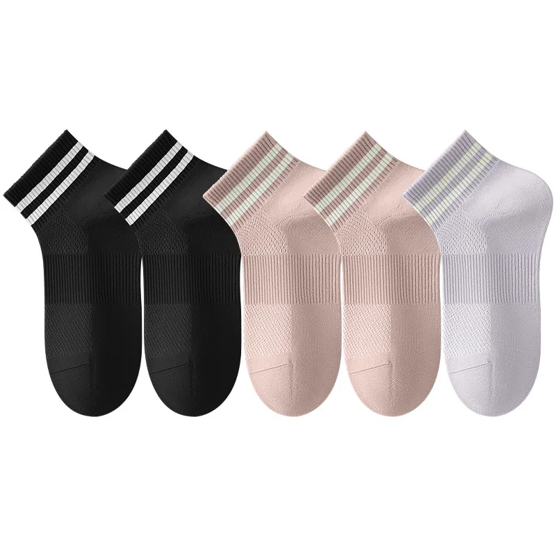 Детские носки-следки Urban Beauty DUSHILIREN, Black 2 Light Pink 2 Light Purple