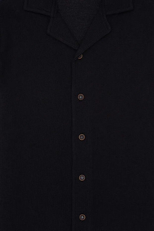 Детская рубашка для мальчиков с коротким рукавом U.S. Polo Assn., Black — фото 3