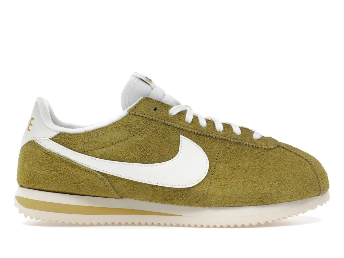 Детские кроссовки Lifestyle с замшевым верхом Nike Cortez SE Suede Nike, Pacific Moss/Infinite Gold/Muslin/Sail