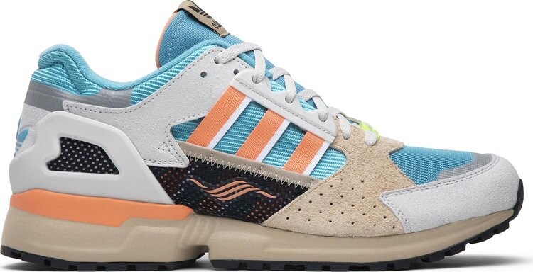 

Кроссовки Adidas ZX 10000C 'Grey Coral Blue', серый