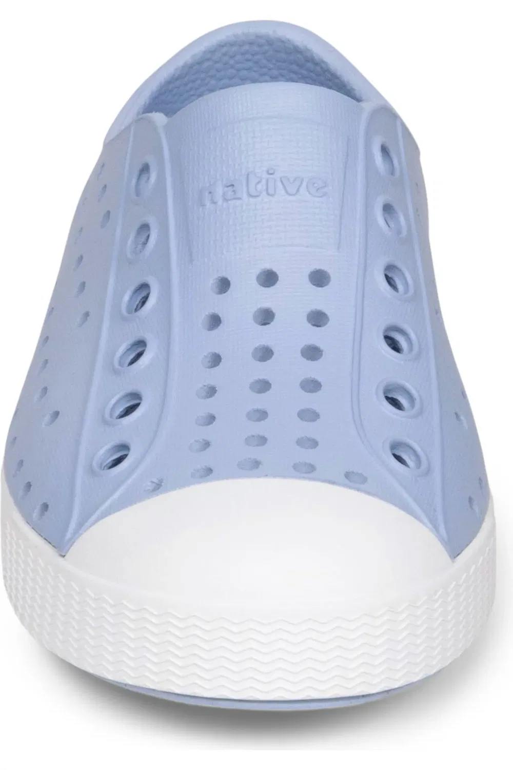 Кеды детские водонепроницаемые Jefferson Slip-On Native Shoes, небесно-голубой/белый — фото 4